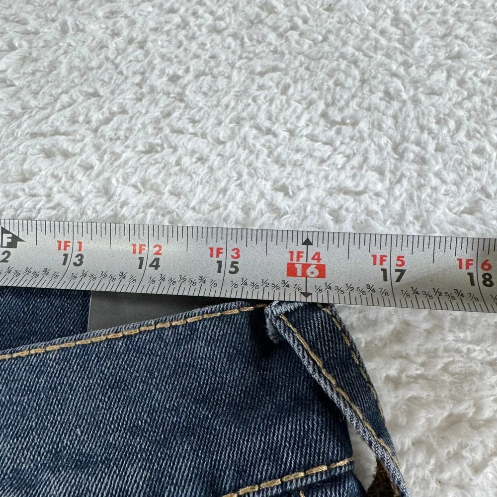 NWT True Religion Ricky Denim Shorts Men's Size 30 Relaxed Straight Raw Hem $159
